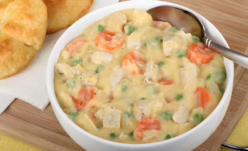 Easy Crockpot Chicken Pot Pie Soup