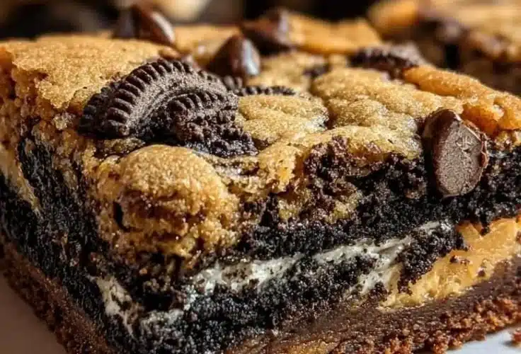 Amazing Indulgent Brownies (Cookie Dough): 3 Decadent Layers