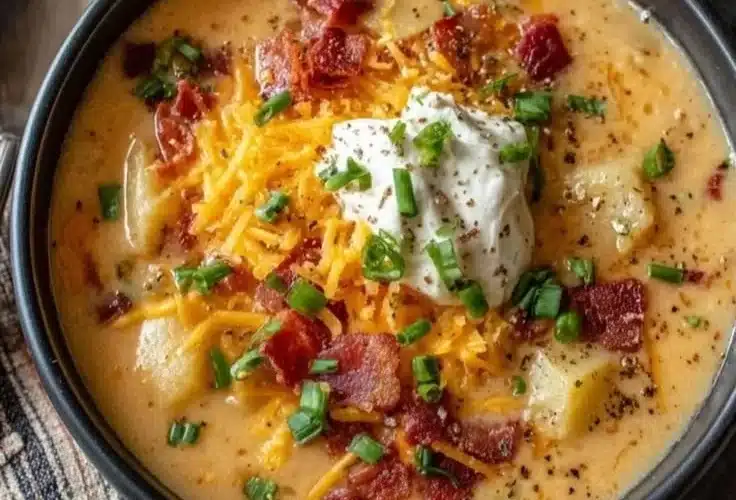 Comforting Loaded Baked Potato Soup