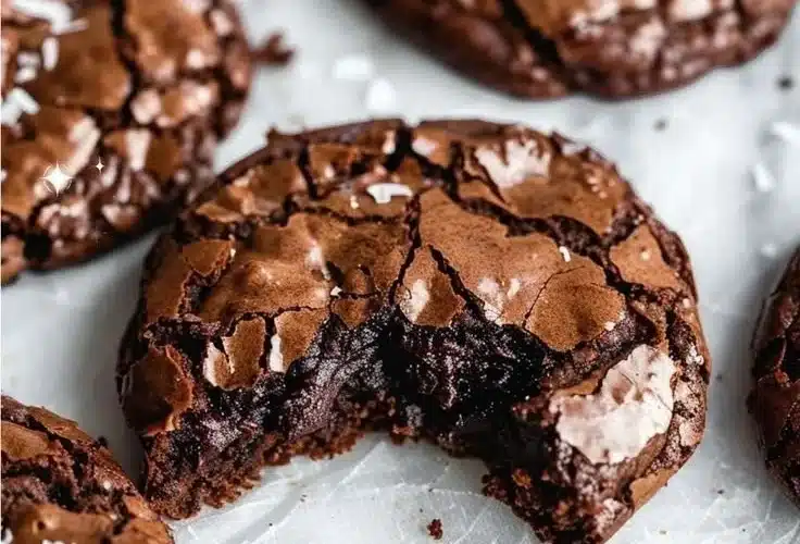 Delicious gourmet brownie cookies with rich chocolate flavor