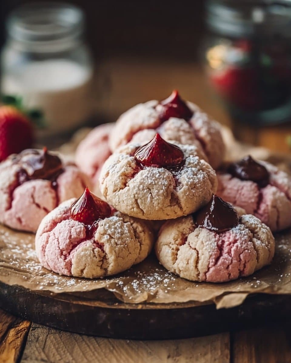 Strawberry Kiss Cookies