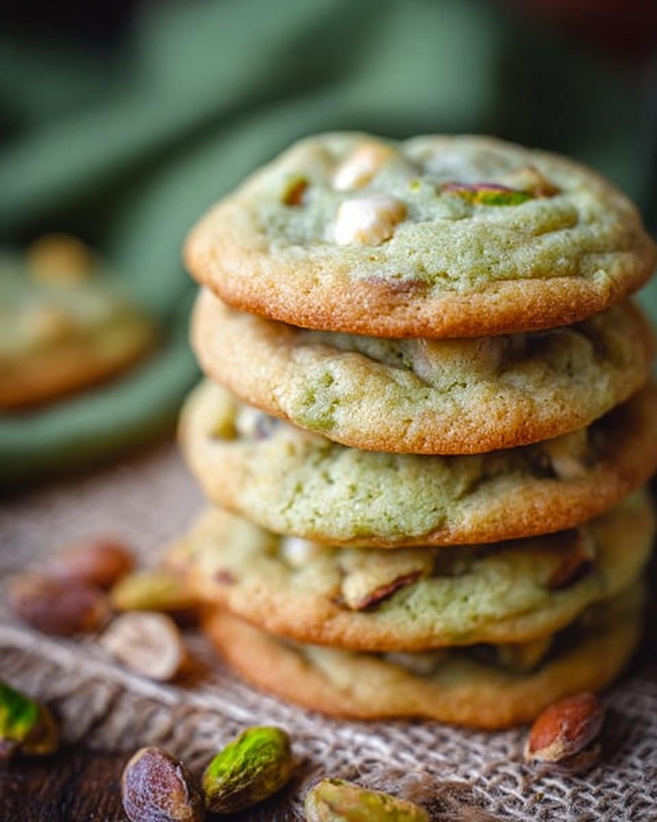 Soft and Chewy Pistachio Pudding Cookies