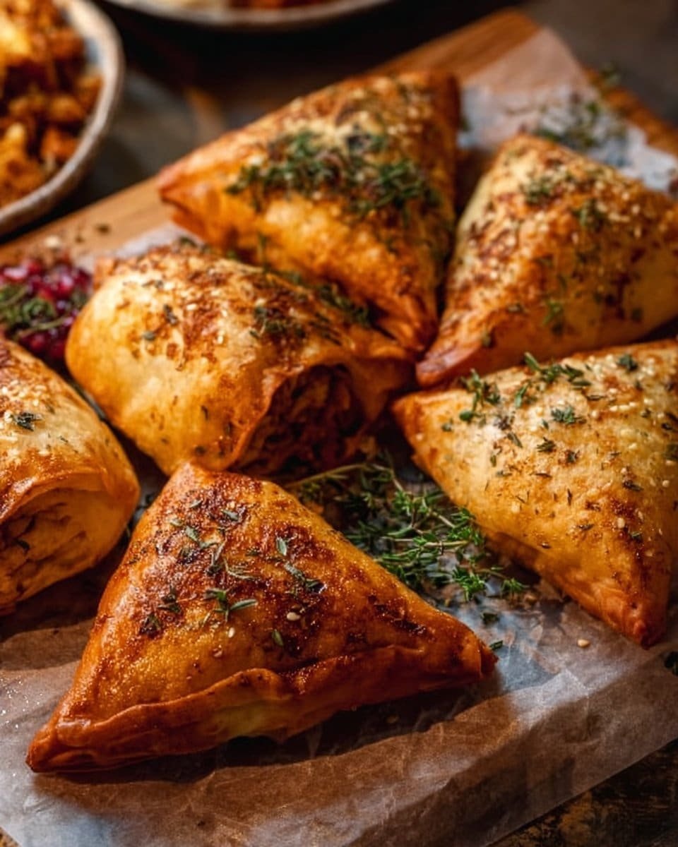 Moroccan Spiced Chicken Pastries