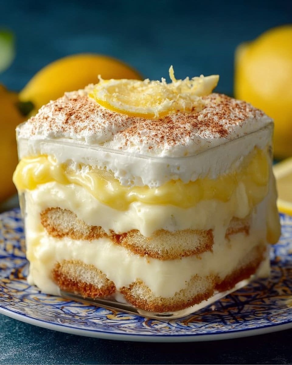 Lemon Limoncello Italian Tiramisu
