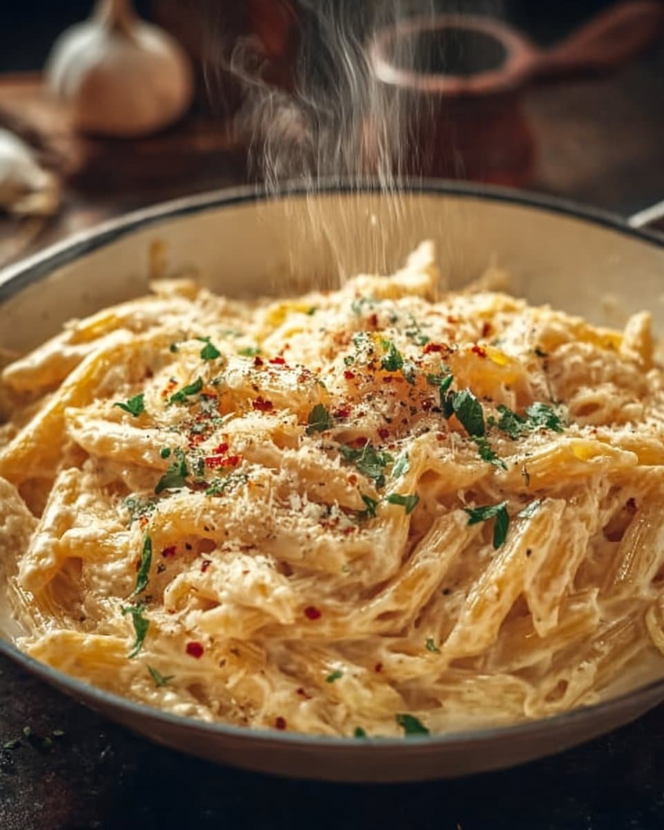 One Pot Creamy Garlic Pasta