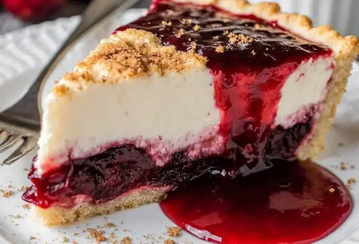 Cranberry Custard Pie