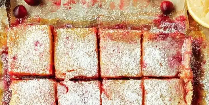 Cranberry Lemon Bars