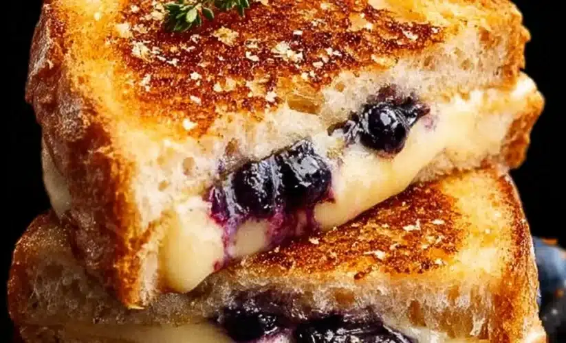 Juicy Blueberry Grilled Cheese