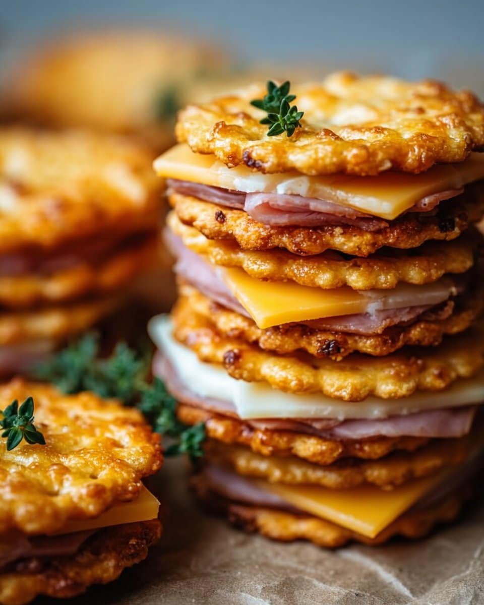 Ritz Cracker Party Sandwiches