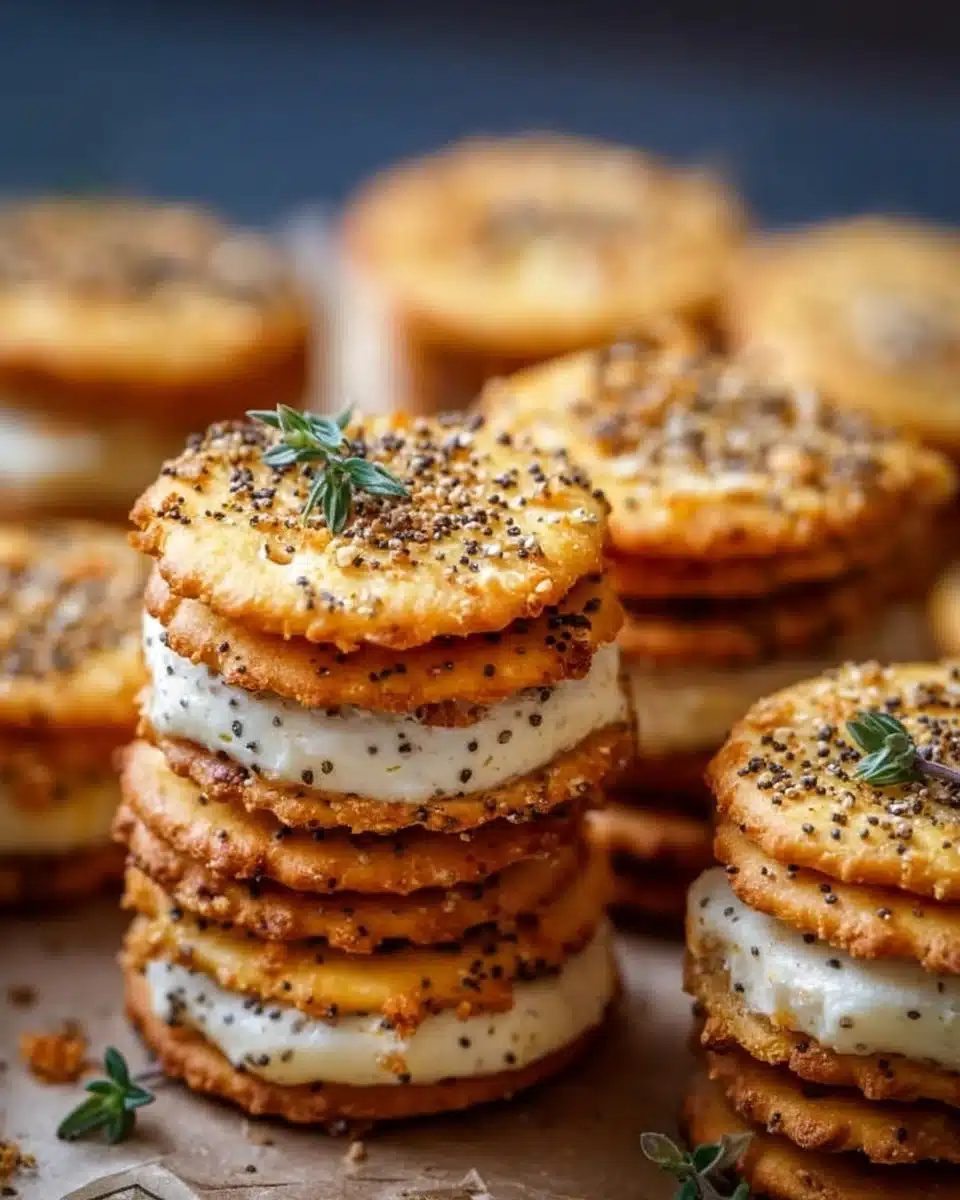 Ritz Cracker Party Sandwiches