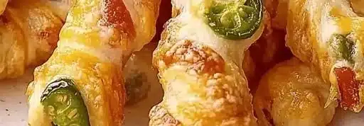 Spicy Jalapeno Popper Twists garnished with cilantro on a plate