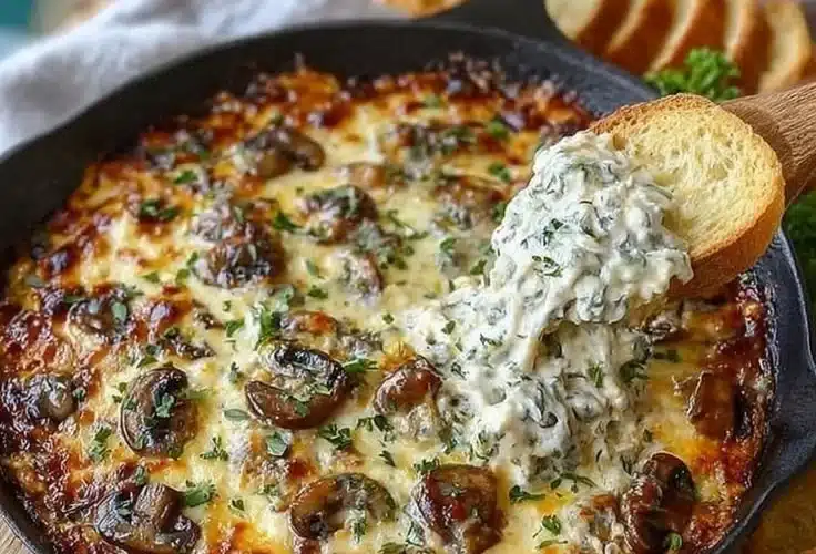 Stuffed Mushroom Dip
