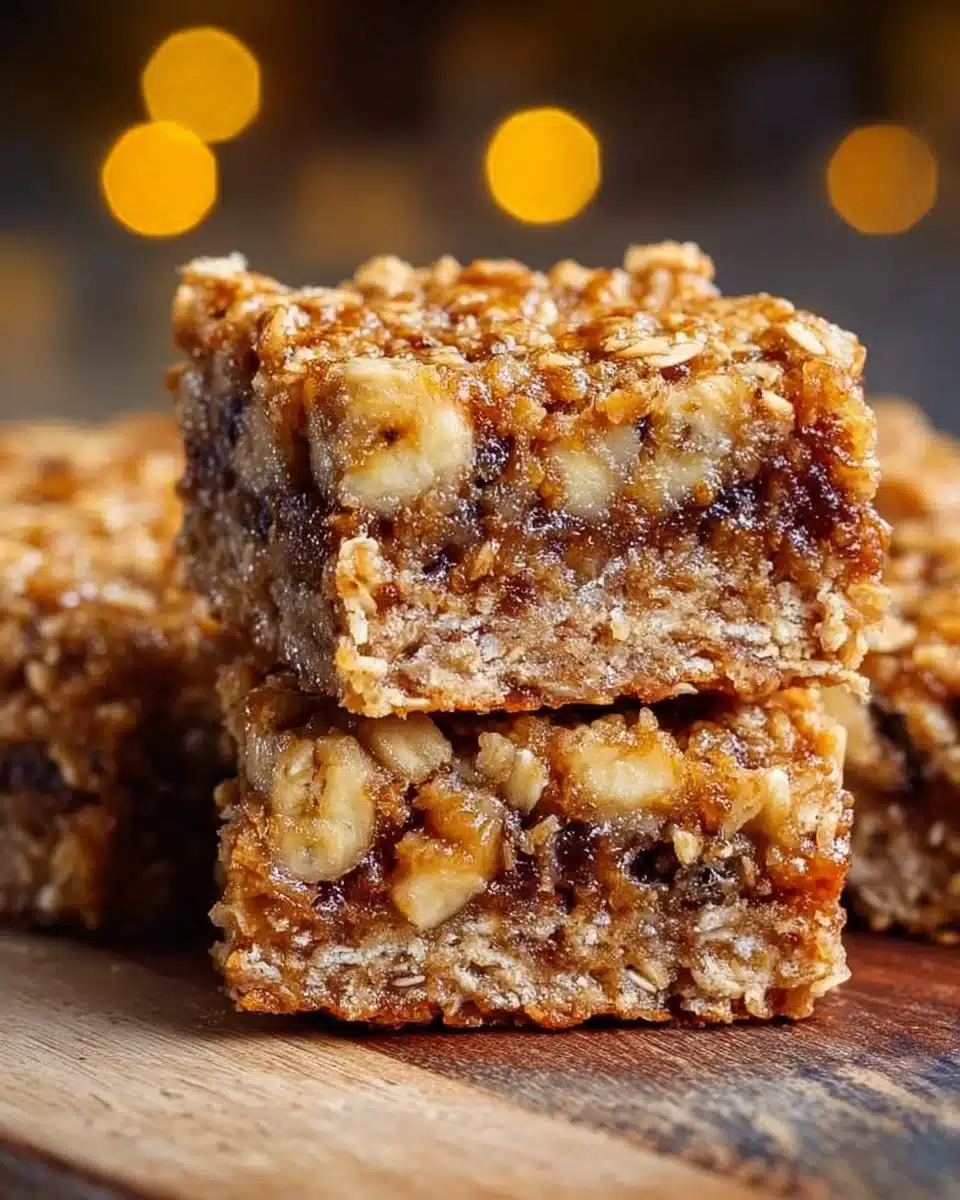 Banana Oatmeal Bars