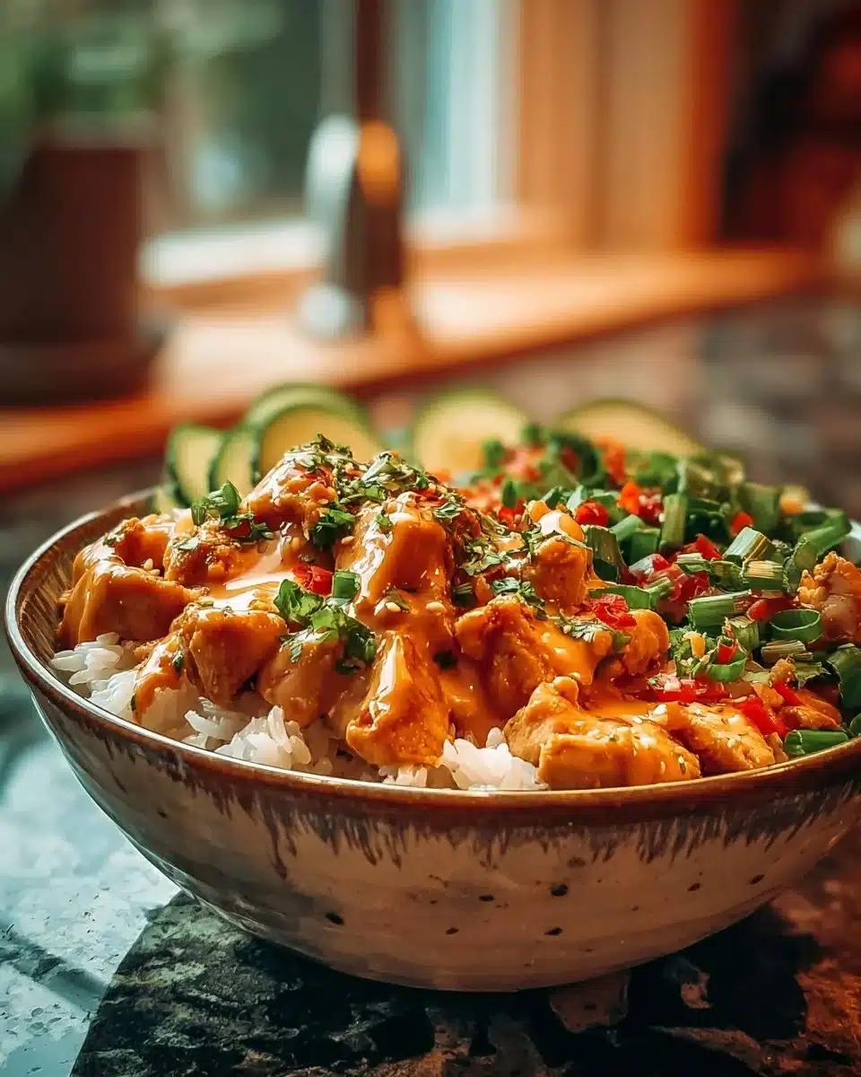 Bang Bang Chicken Bowl