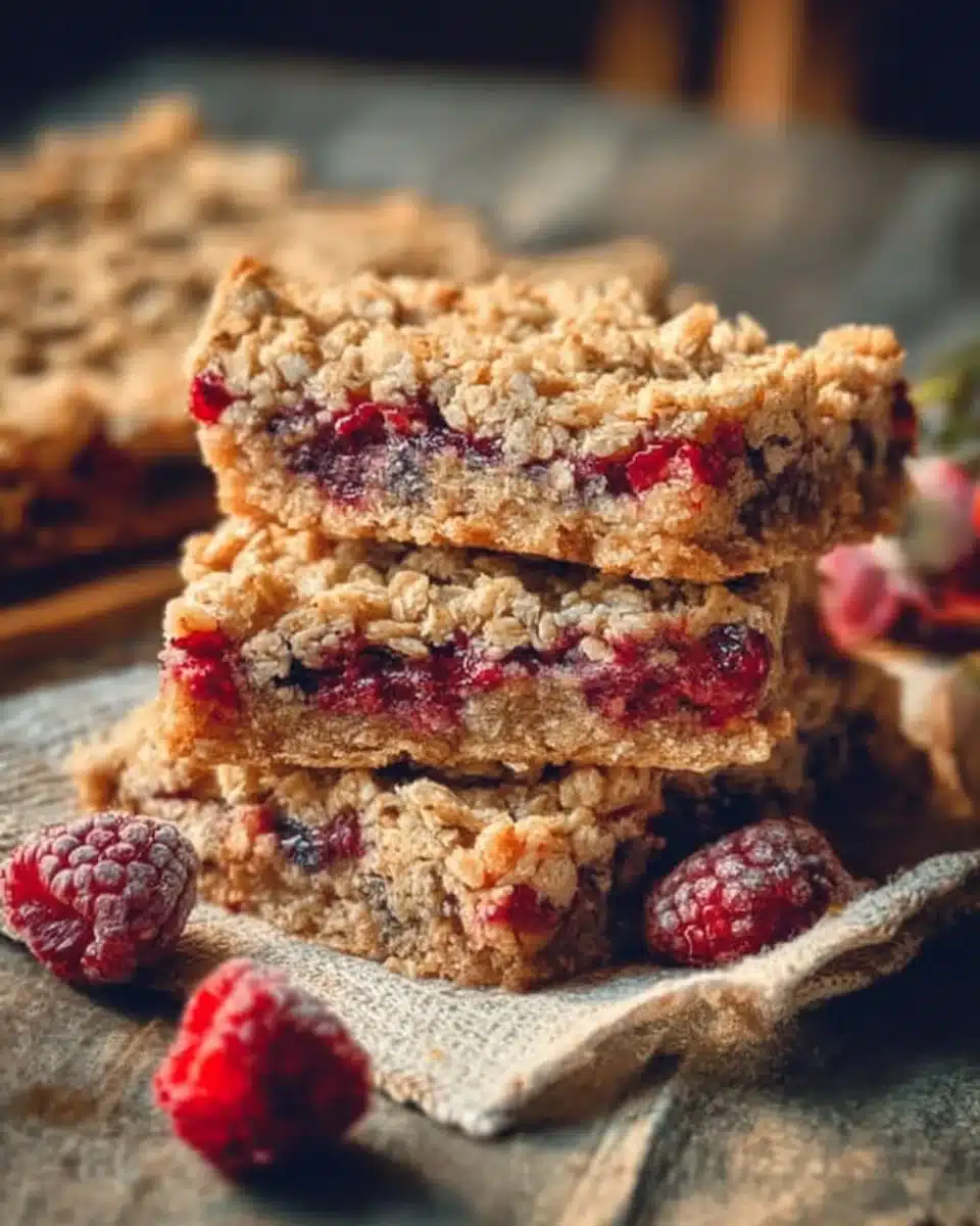 Berry Oat Bars