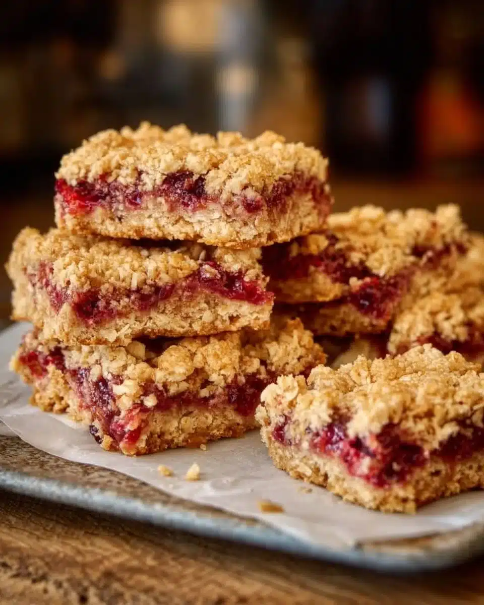 Berry Oat Bars
