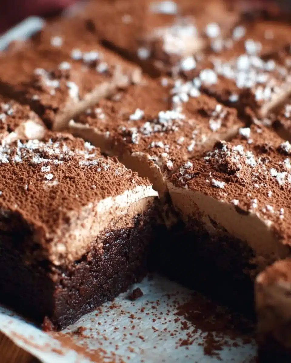 Chocolate French Silk Brownies