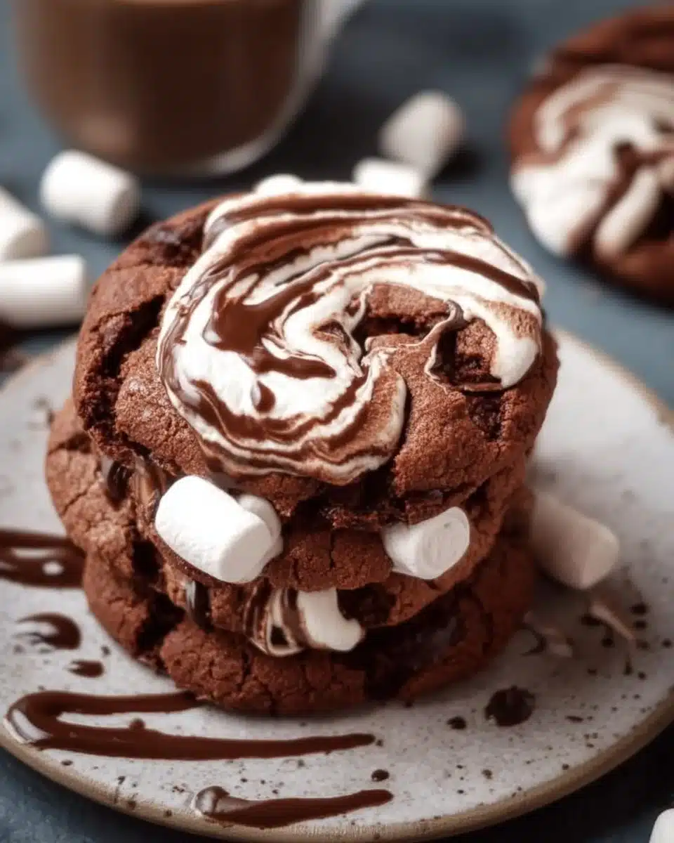 Chocolate Marshmallow Cookies