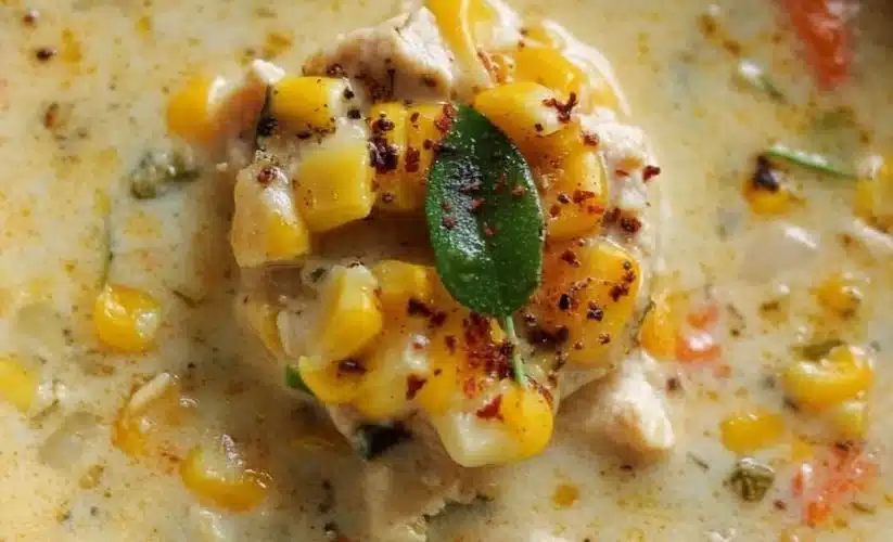 Creamy Chicken & Corn Soup