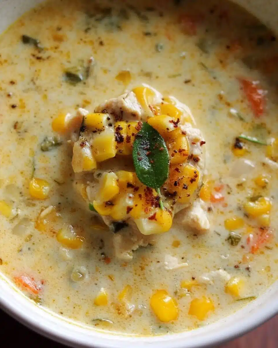 Creamy Chicken & Corn Soup