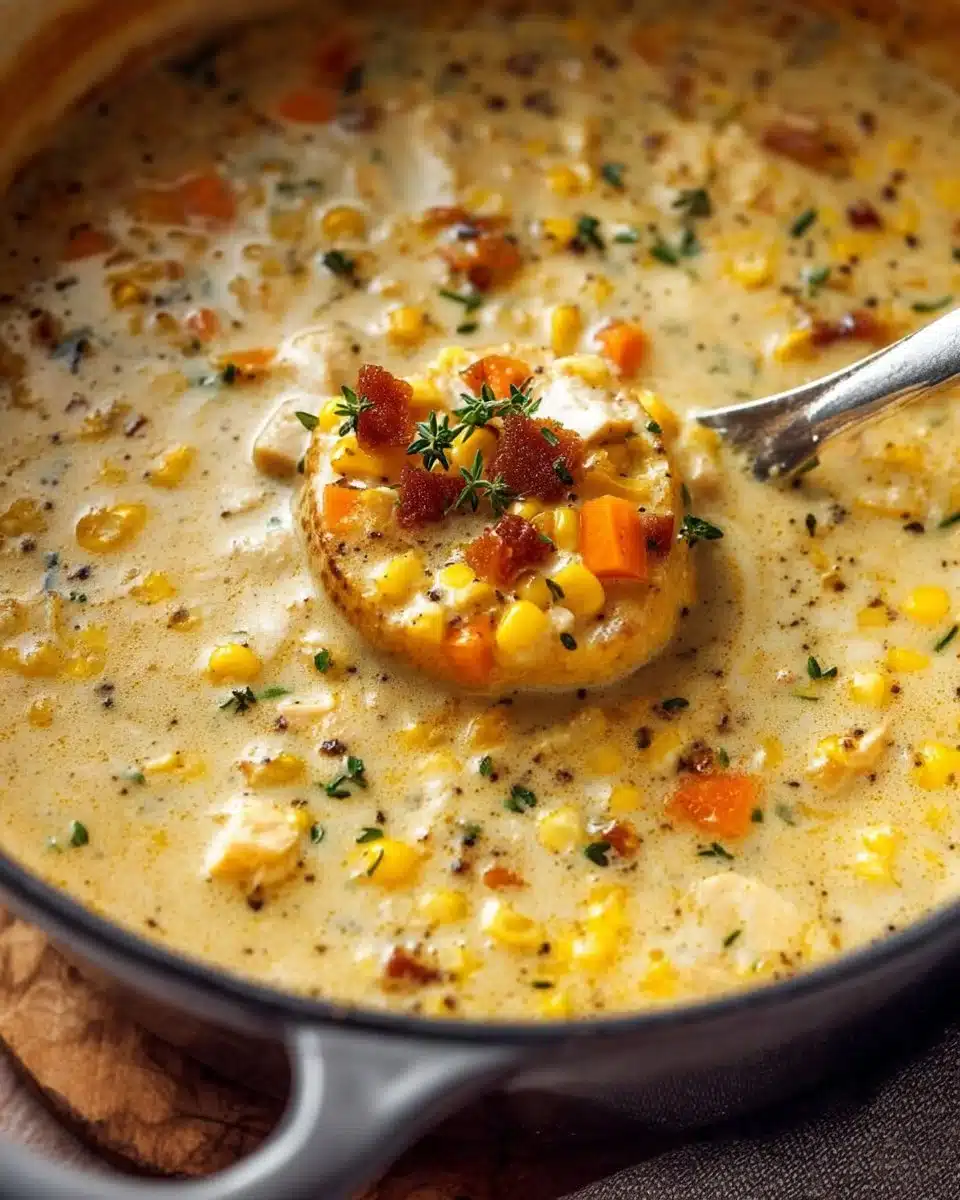 Creamy Chicken & Corn Soup