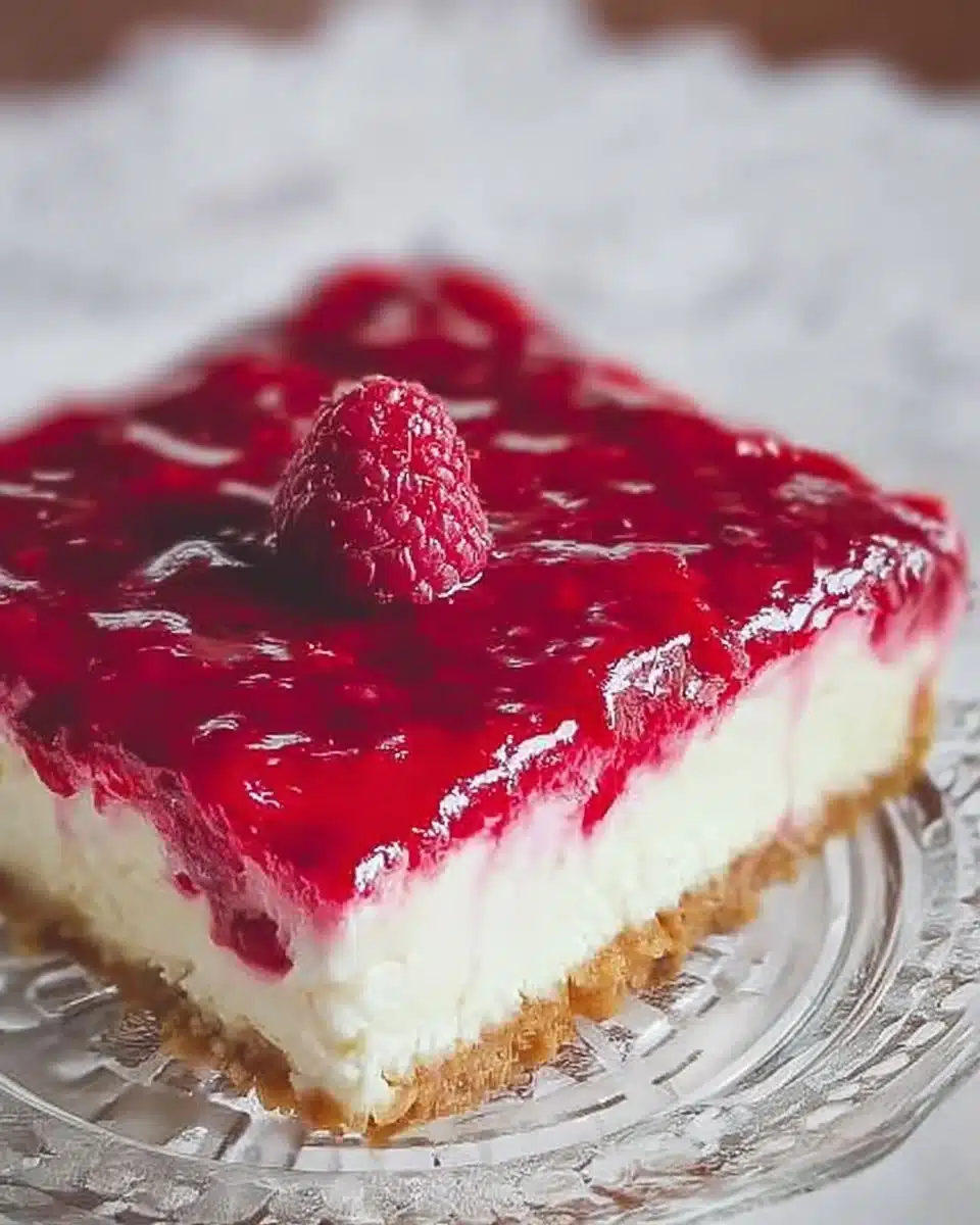 Dreamy Raspberry Cheesecake