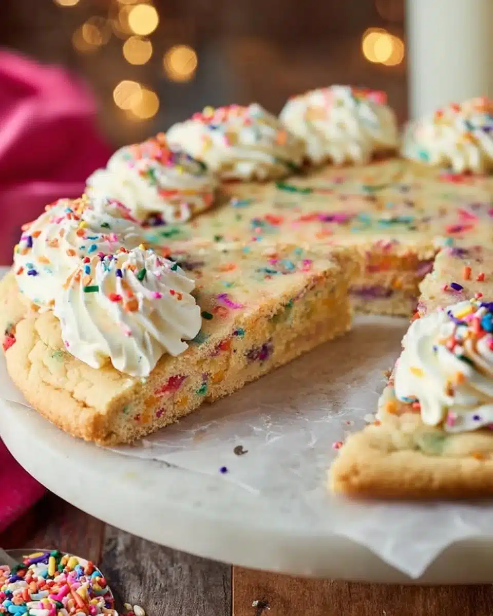 Funfetti Sugar Cookie Cake