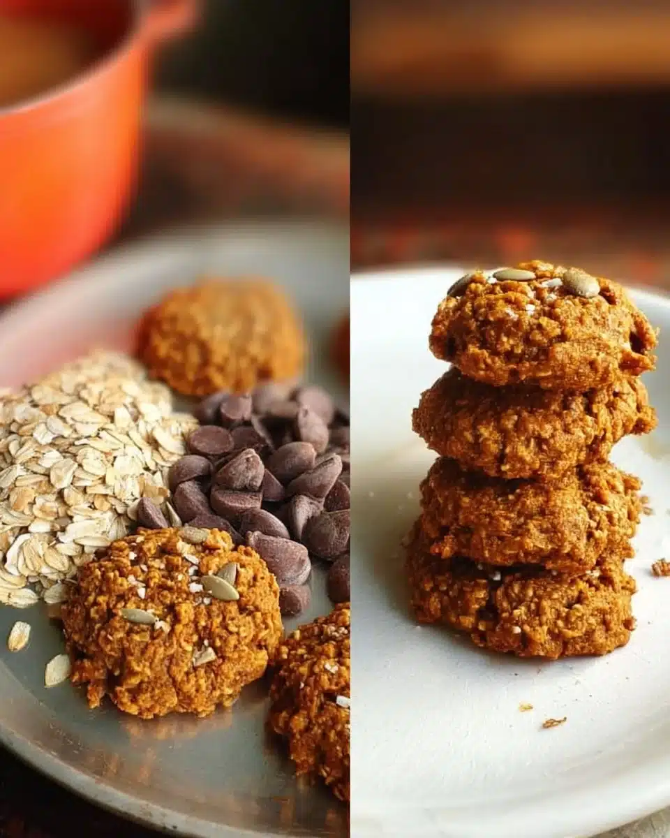 Gluten Free Pumpkin Oatmeal Cookies