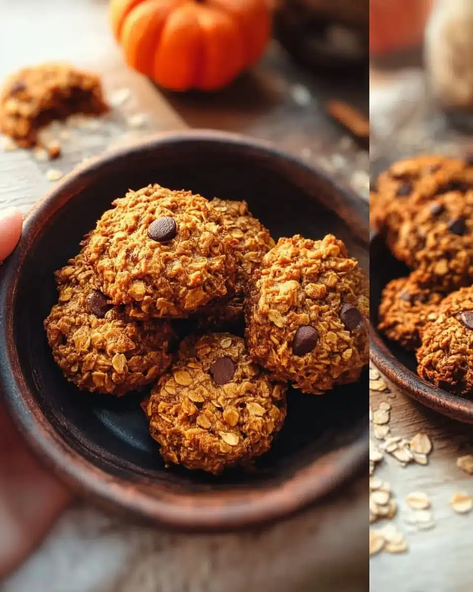 Gluten Free Pumpkin Oatmeal Cookies