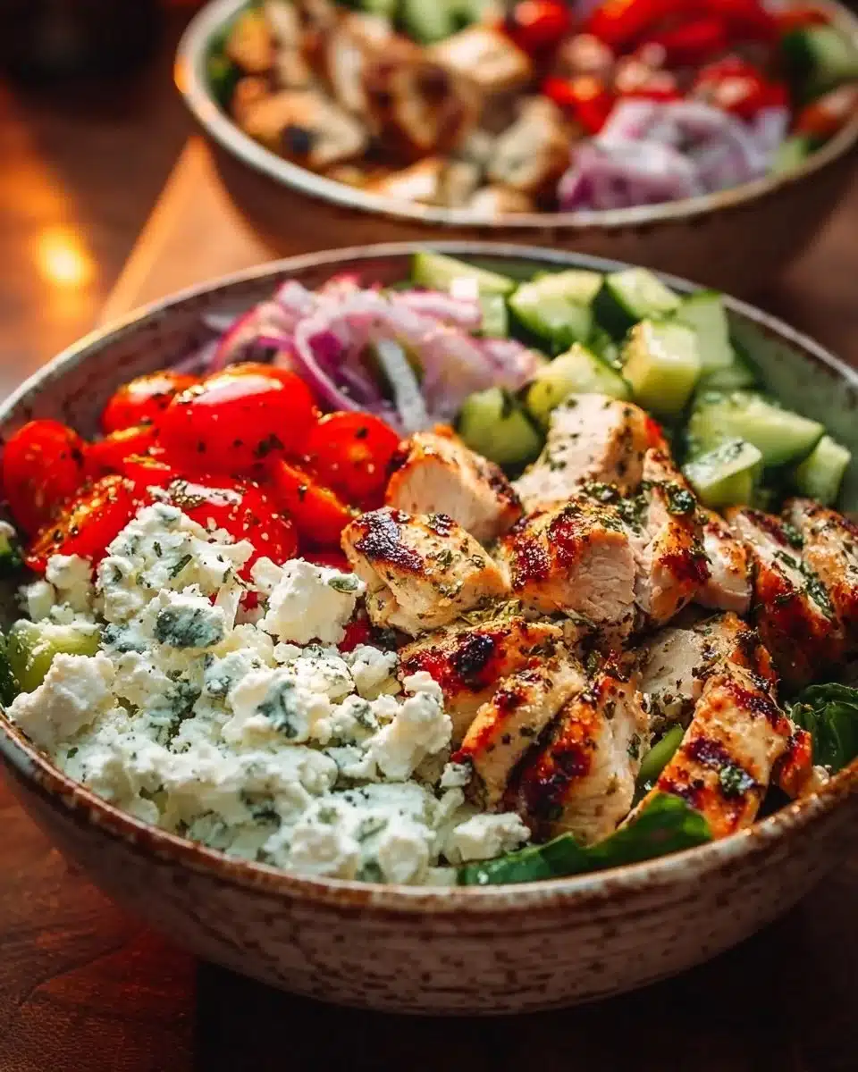 Greek Chicken Bowls