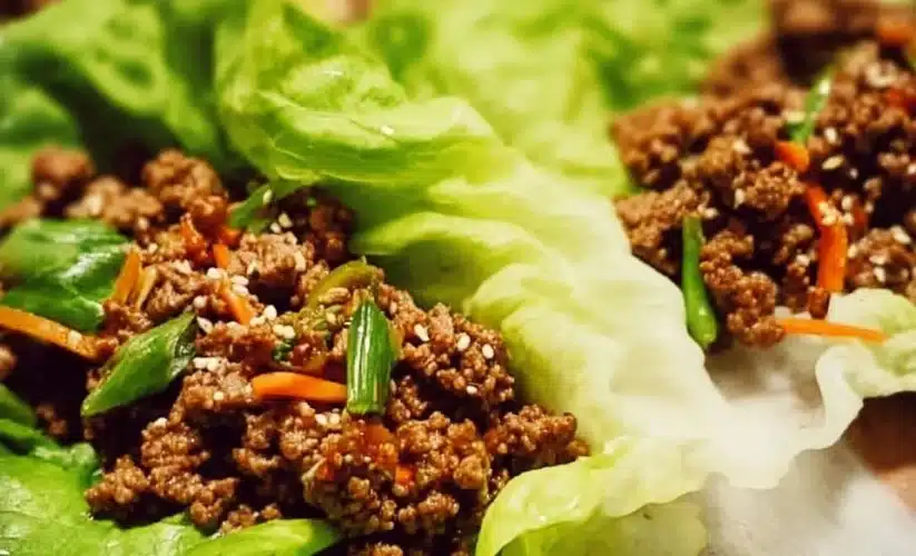 Ground Beef Lettuce Wraps