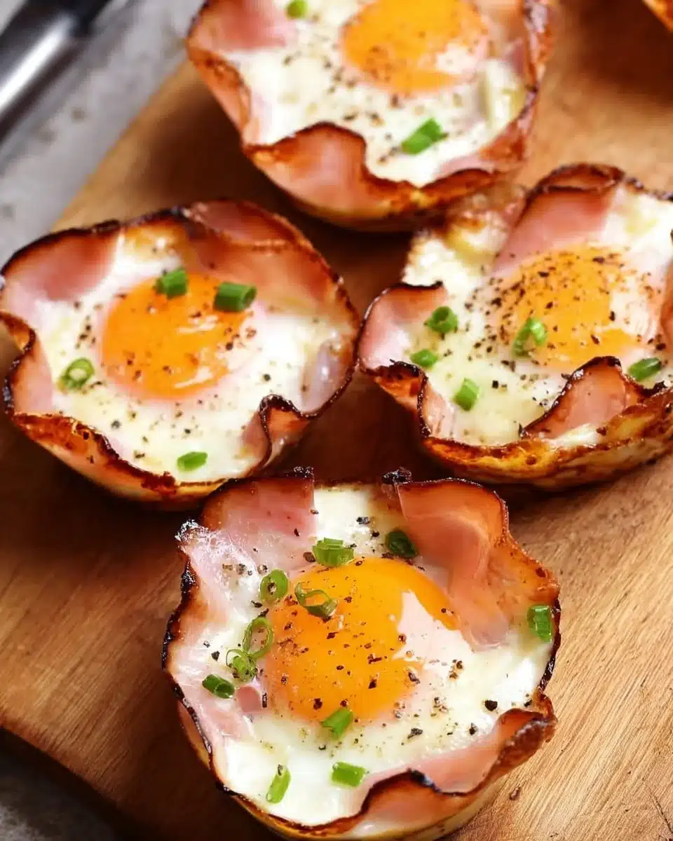 Ham and Cheese Egg Cups