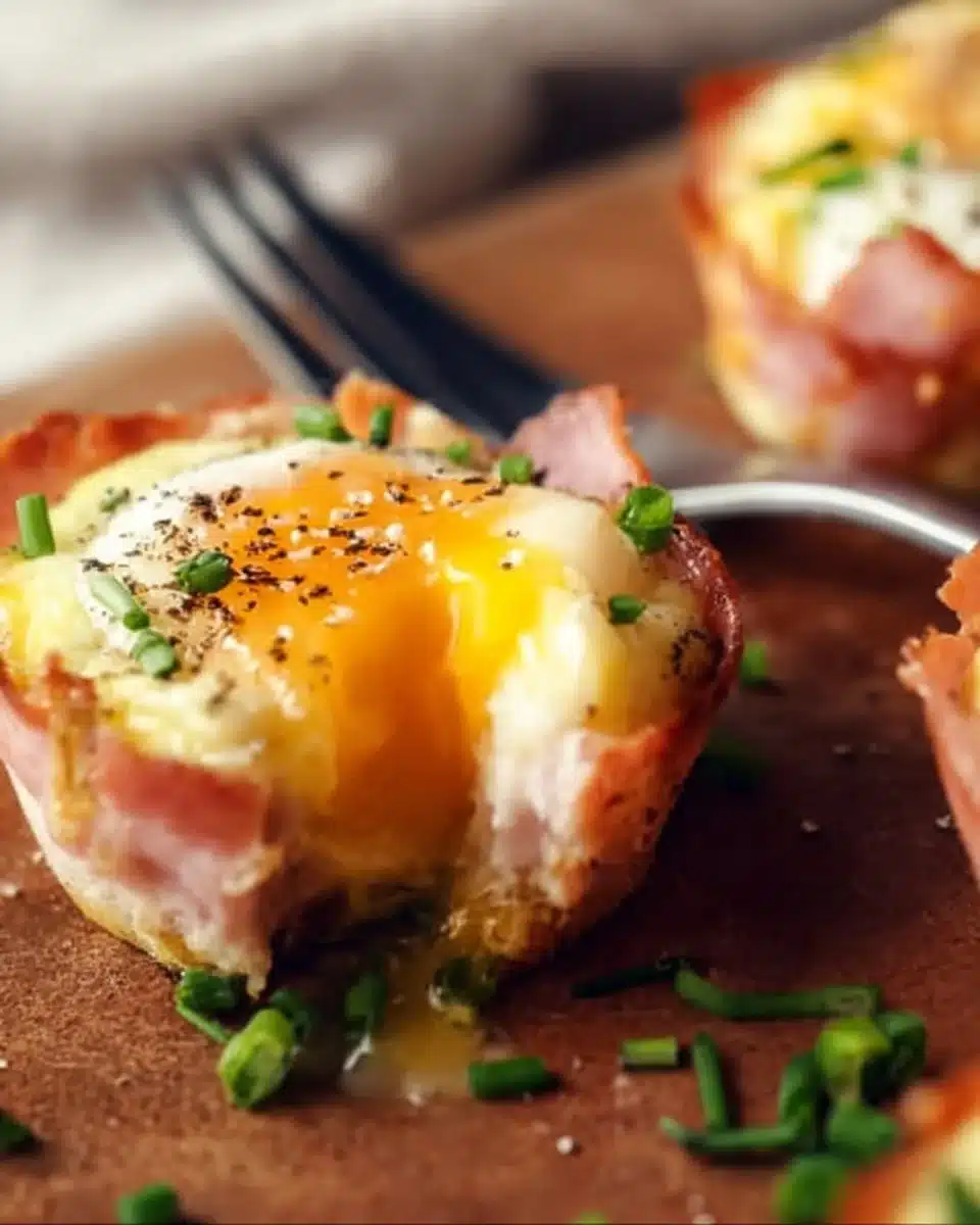 Ham and Cheese Egg Cups