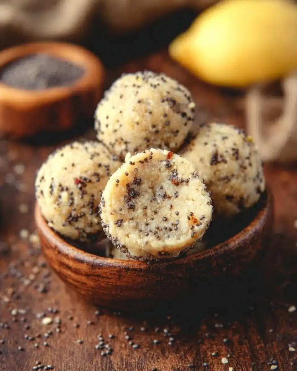 Lemon Poppy Seed Energy Bites