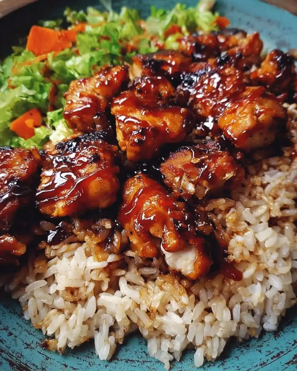 One-Pan Bold Honey BBQ Chicken Rice