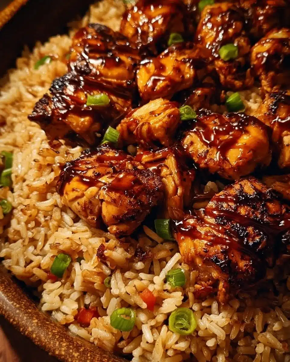 One-Pan Bold Honey BBQ Chicken Rice