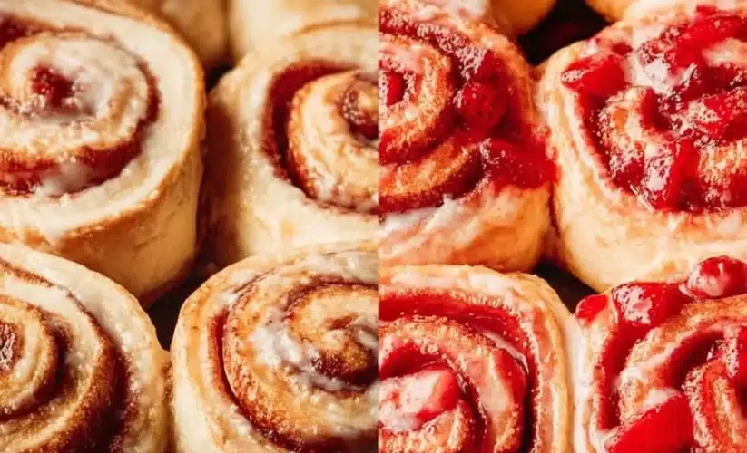 Strawberry Cinnamon Rolls