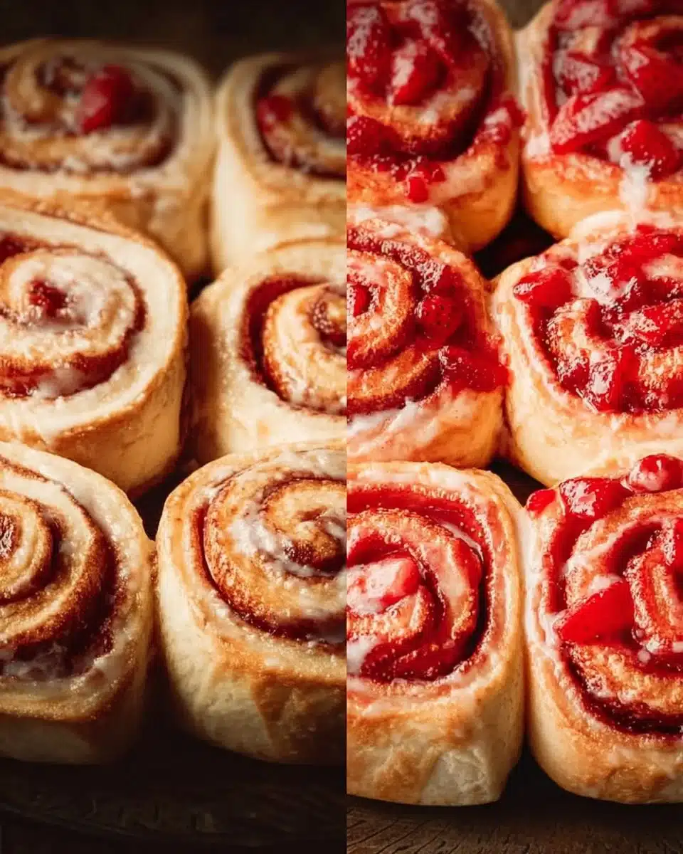 Strawberry Cinnamon Rolls