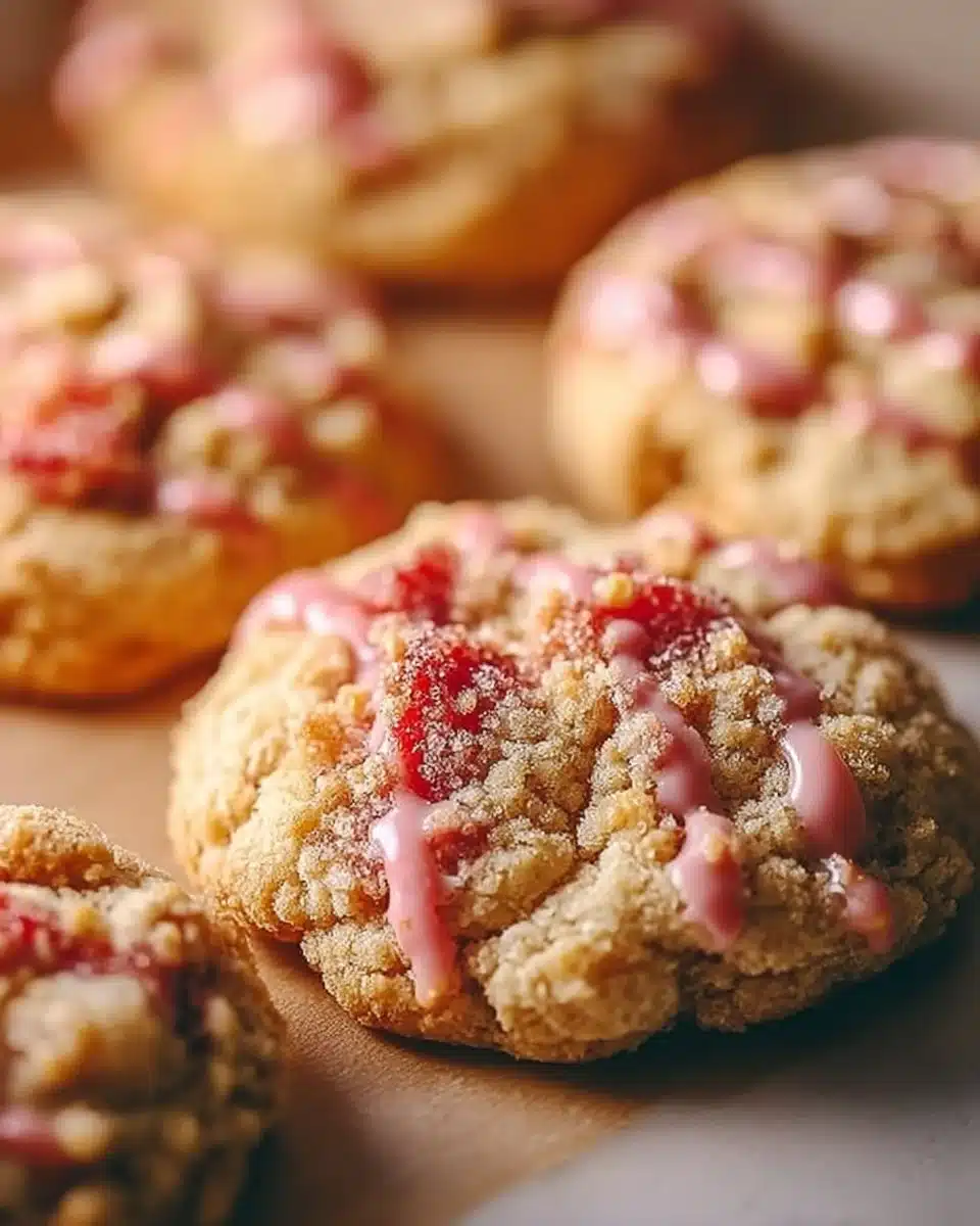 Strawberry Crunch Cookies