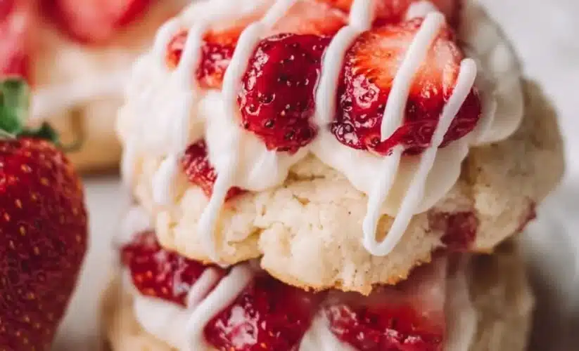Strawberry Shortcake Cookies