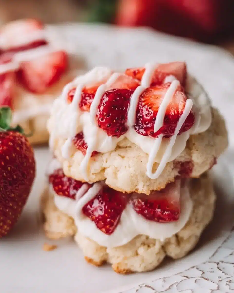 Strawberry Shortcake Cookies