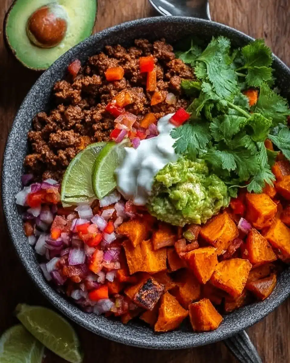 Sweet Potato Taco Bowl: Colorful Comfort Food Made Easy