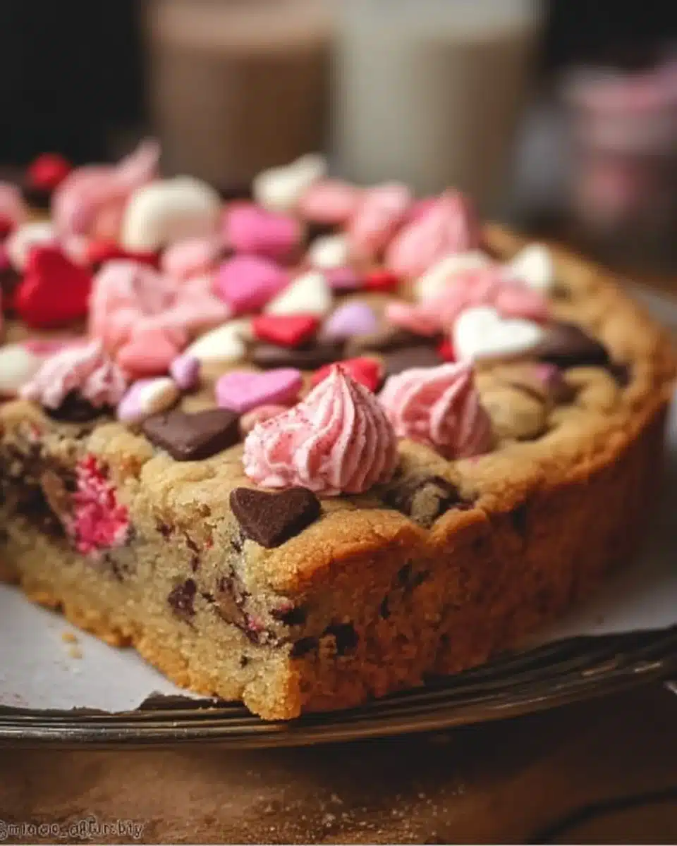Valentine’s Day Cookie Cake