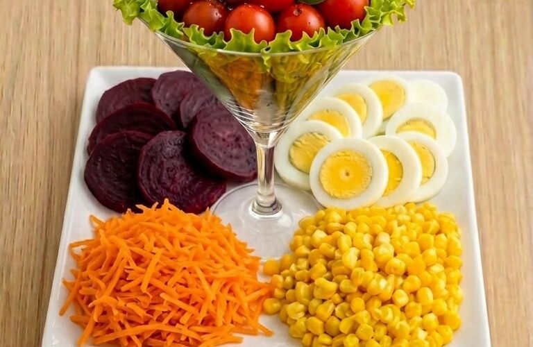 Fresh Garden Salad Platter – Easy Healthy & Colorful Recipe
